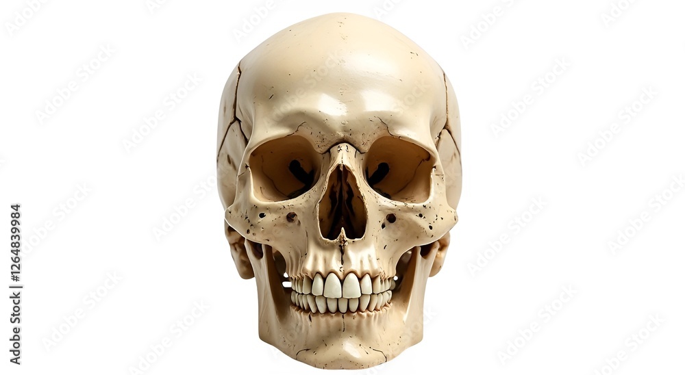 Obraz premium skull isolated on white