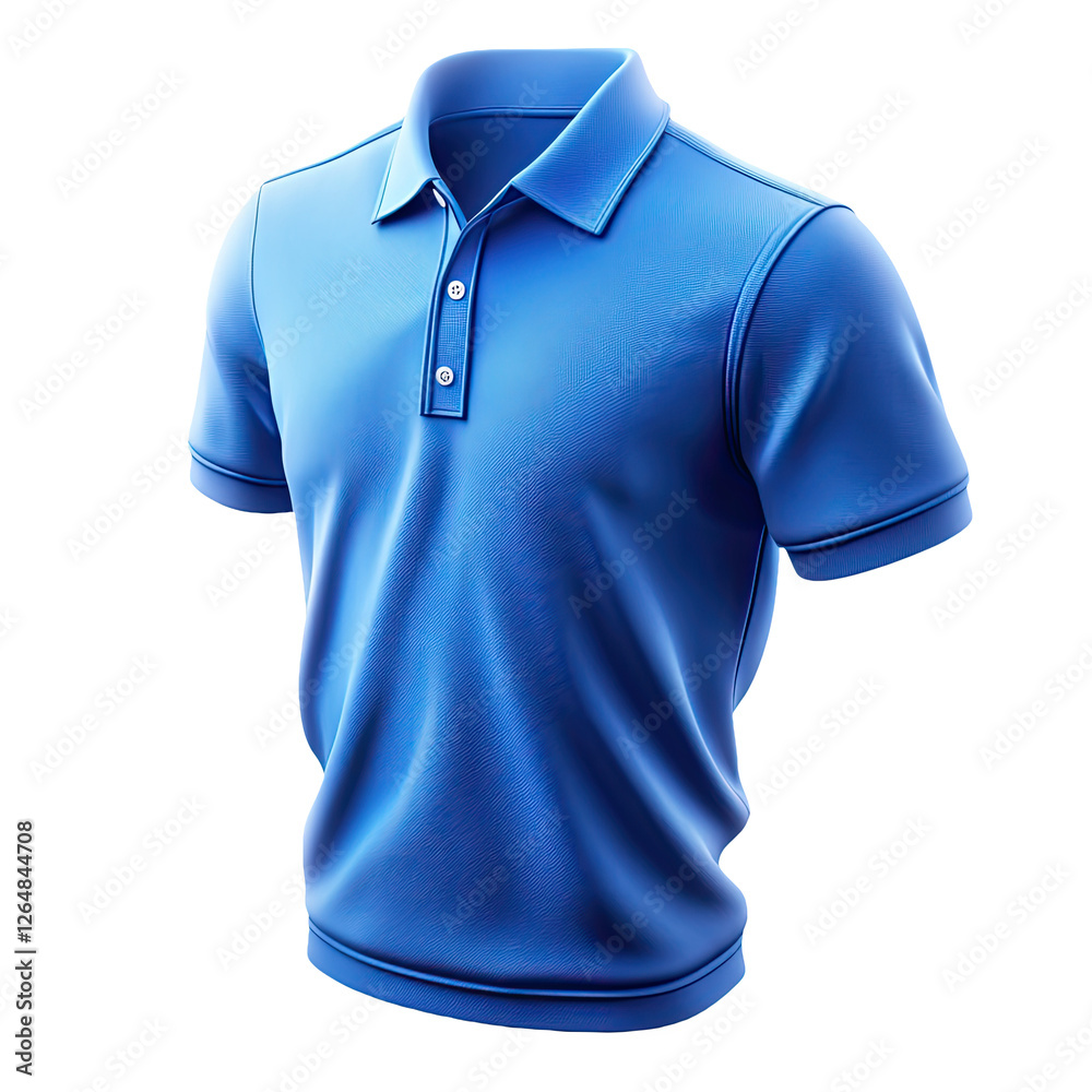 Royal Blue Polo Shirt Mockup - High-Quality Apparel Design Royal Blue Polo Shirt Mockup - High-Quality Apparel Design