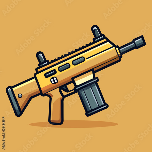 gun and bullets