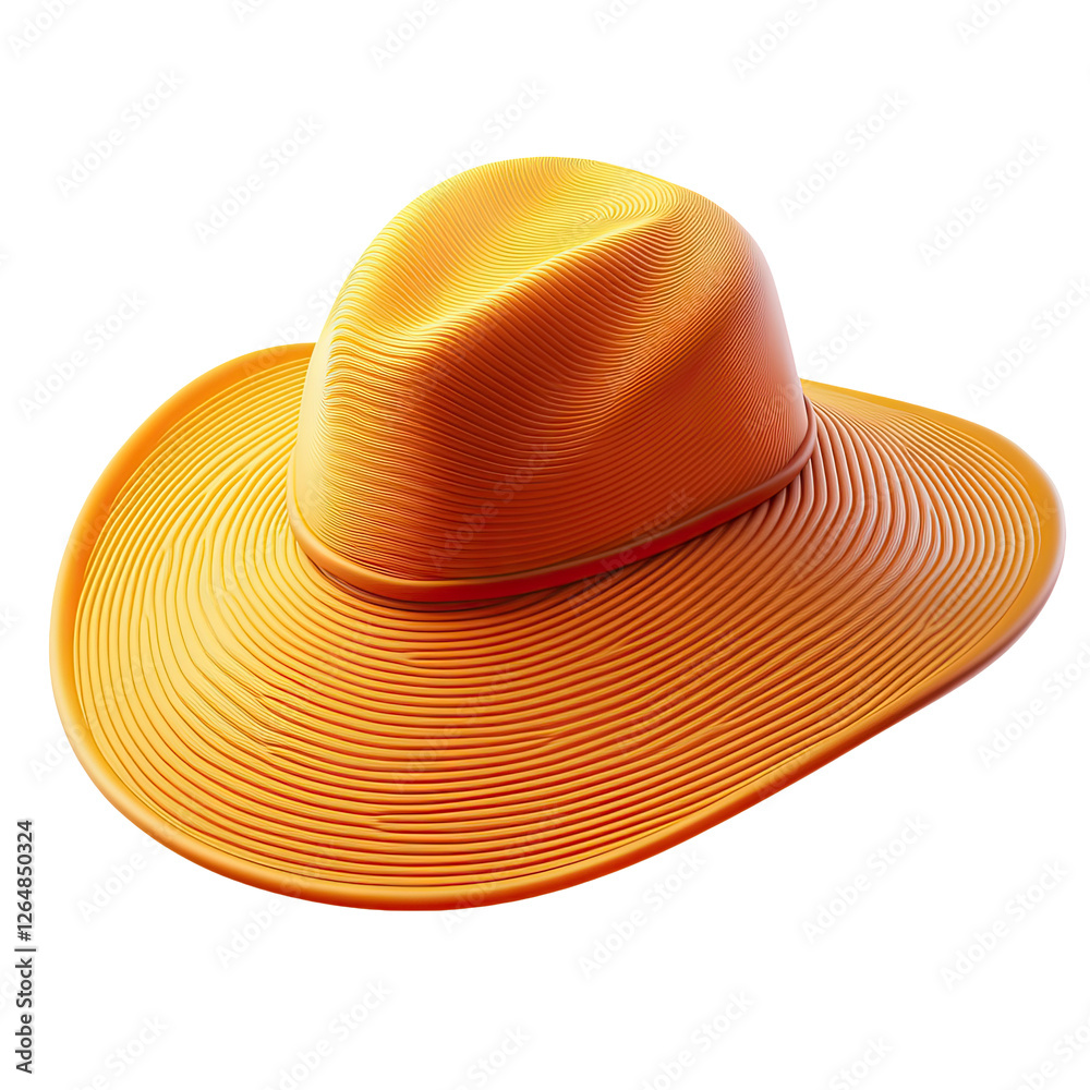 Vibrant Orange Sun Hat - Stylish Summer Accessory Vibrant Orange Sun Hat - Stylish Summer Accessory