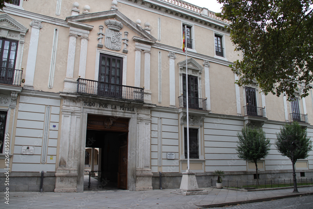 Naklejka premium royal palace in valladolid in spain 