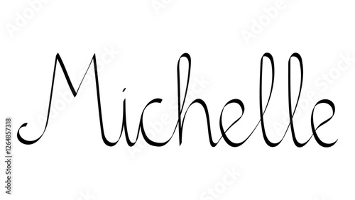 Handwritten female name 