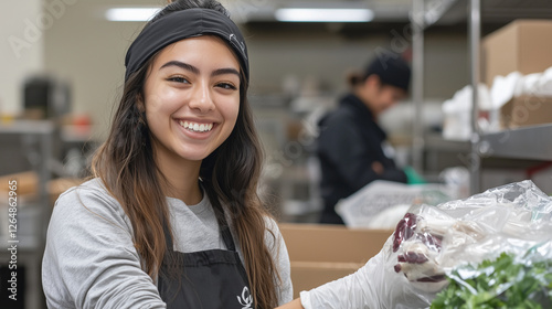 Scholarship Recipient Volunteering to Give Back to the Community