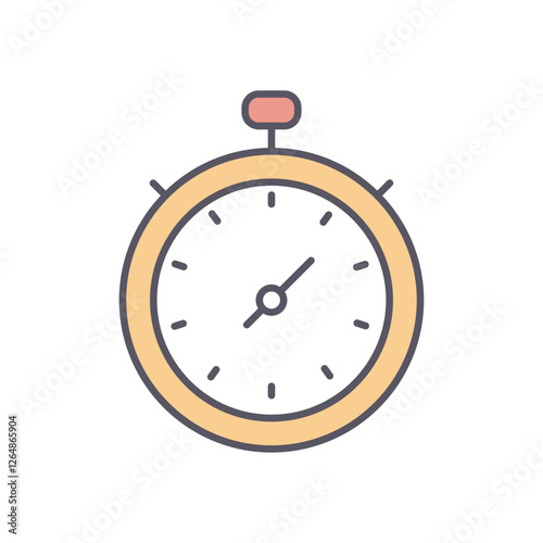 Chronometer  vector icon stock illustration