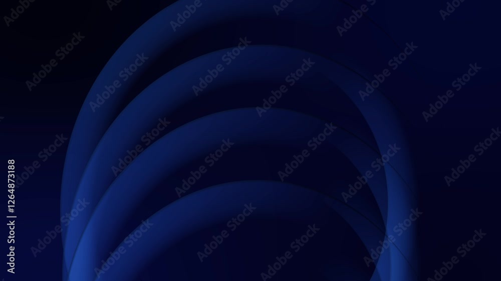 circular pattern background animation. Minimalist clean blue geometric background.