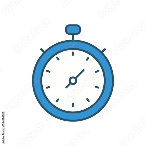 Chronometer  vector icon stock illustration