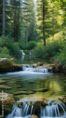 stream in the forest