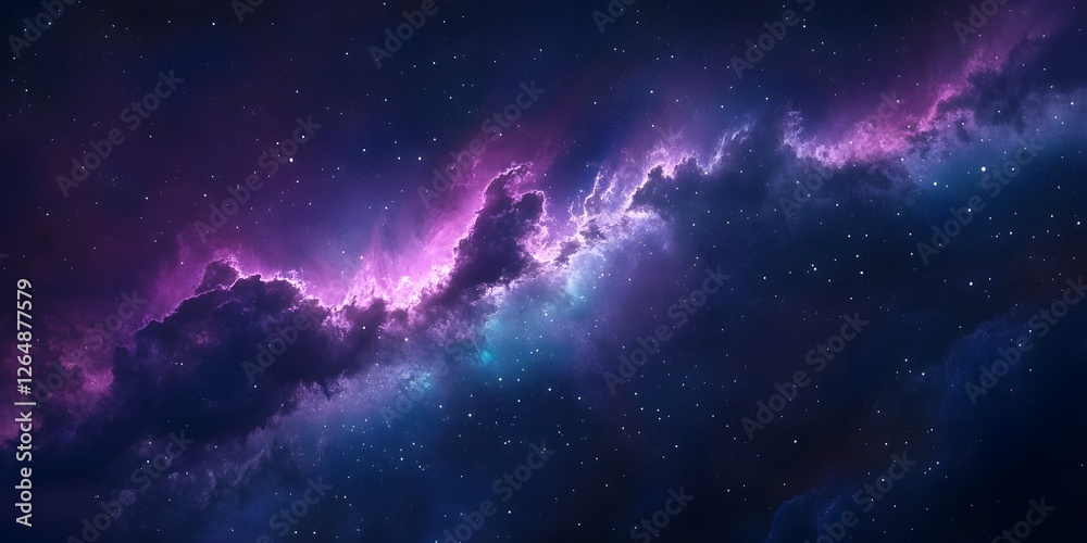 Naklejka premium starry night sky