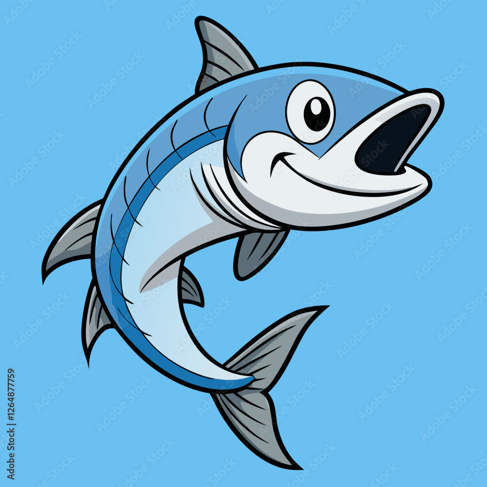 Fototapeta premium vector illustration of fish