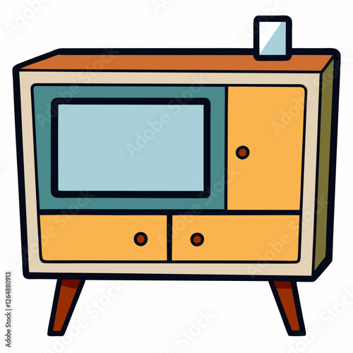 old tv set