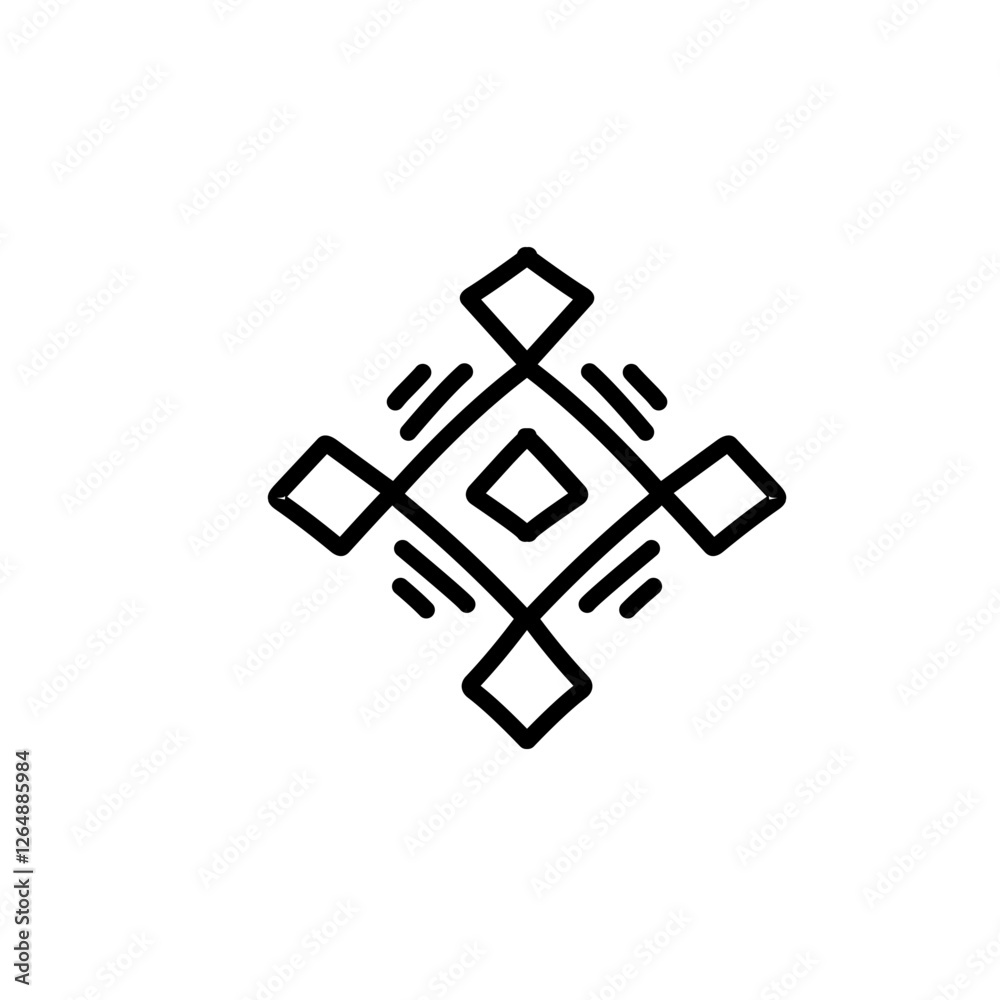 Obraz premium ethnic motif ornaments