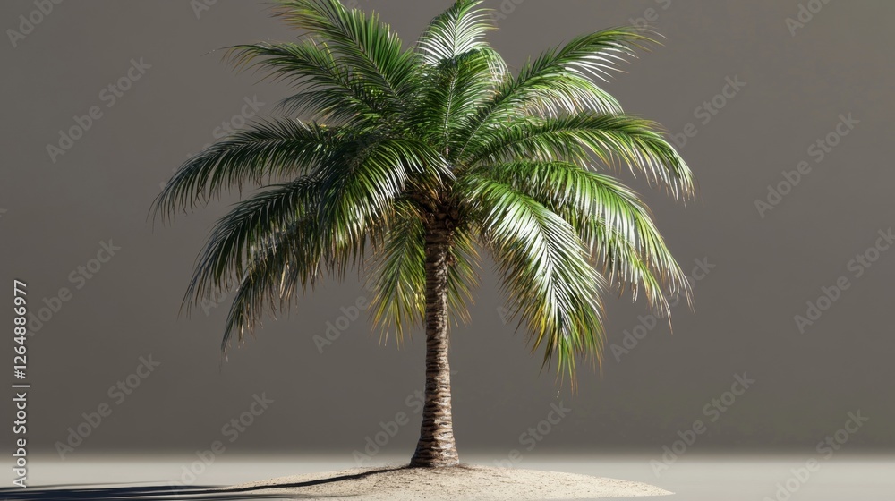 Obraz premium Wonderful palm tree of the Mediterranean