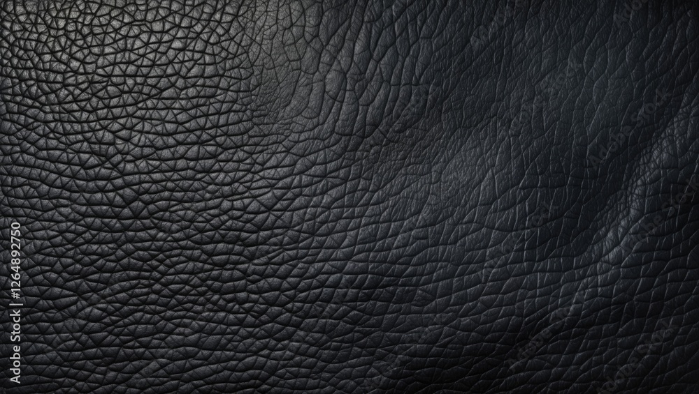 Black textured leather surface with natural patterns suitable for backgrounds and design projects Copy Space Black textured leather surface with natural patterns suitable for backgrounds and design projects Copy Space