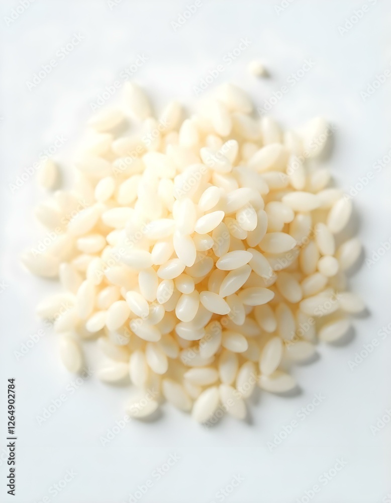 rice on a white background rice on a white background