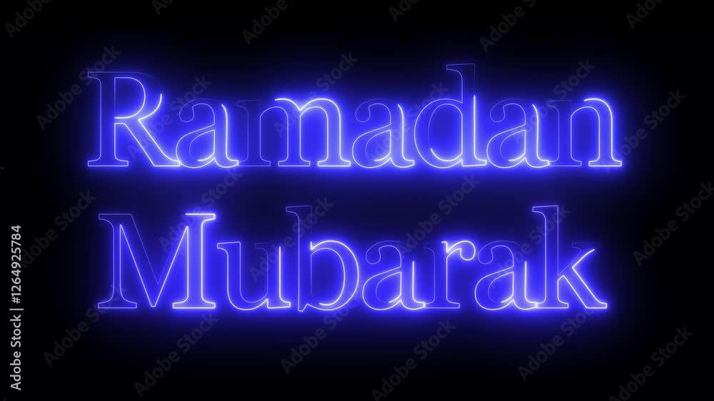 Neon Glowing Ramadan Mubarak Greeting Card Design Isolated on Black Background. Ramadan Mubarak glowing neon banner design element. Religion concept neon Glowing Ramadan Mubarak banner . Neon Glowing Ramadan Mubarak Greeting Card Design Isolated on Black Background. Ramadan Mubarak glowing neon banner design element. Religion concept neon Glowing Ramadan Mubarak banner .