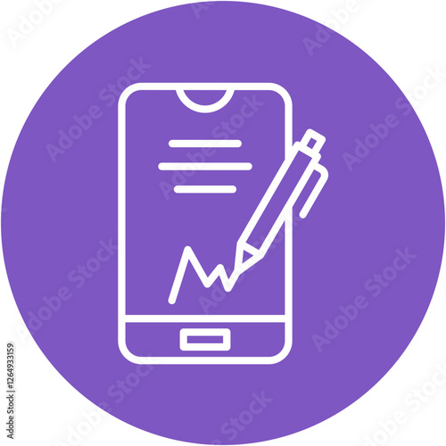 Digital Signature Icon