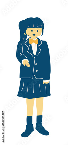 手を差し伸べる女性