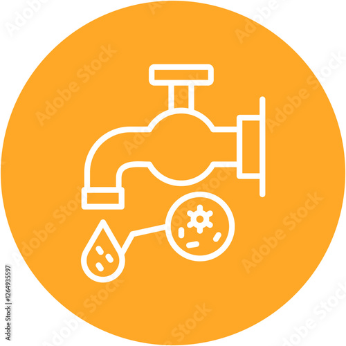 Contaminated Water Icon