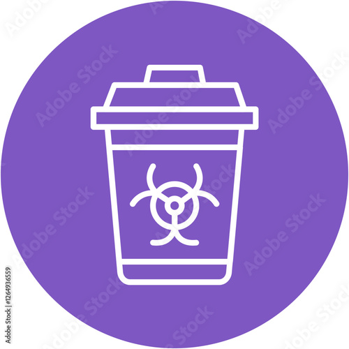 Hazardous Waste Icon