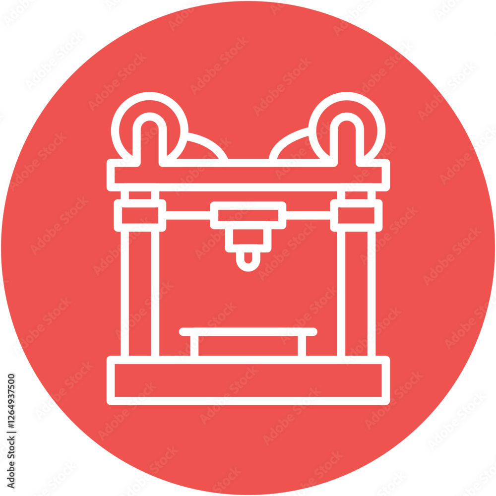Dual Extrusion Icon Dual Extrusion Icon