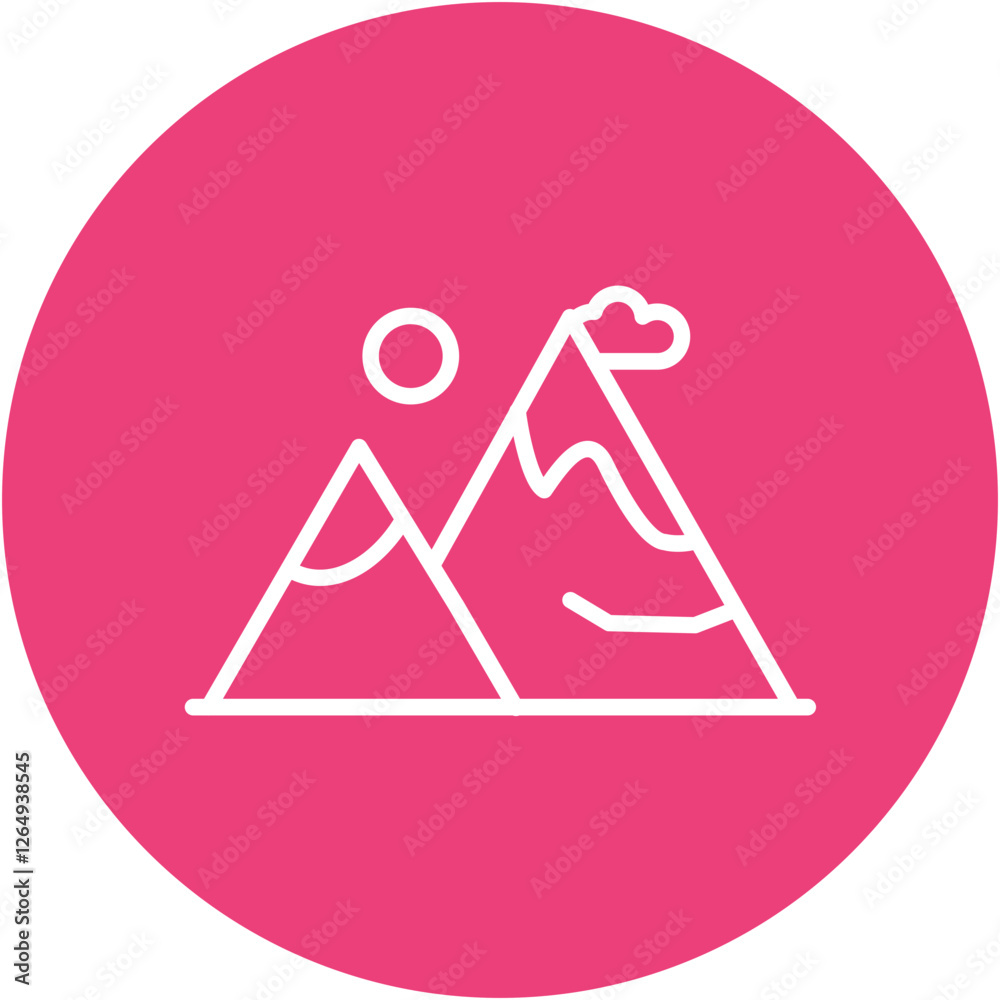 Mountain Icon Mountain Icon