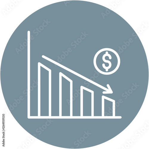 Economic Downturn Icon