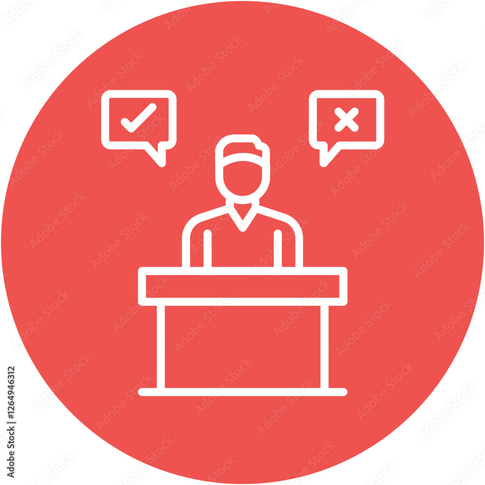 Authority figure Icon Authority figure Icon