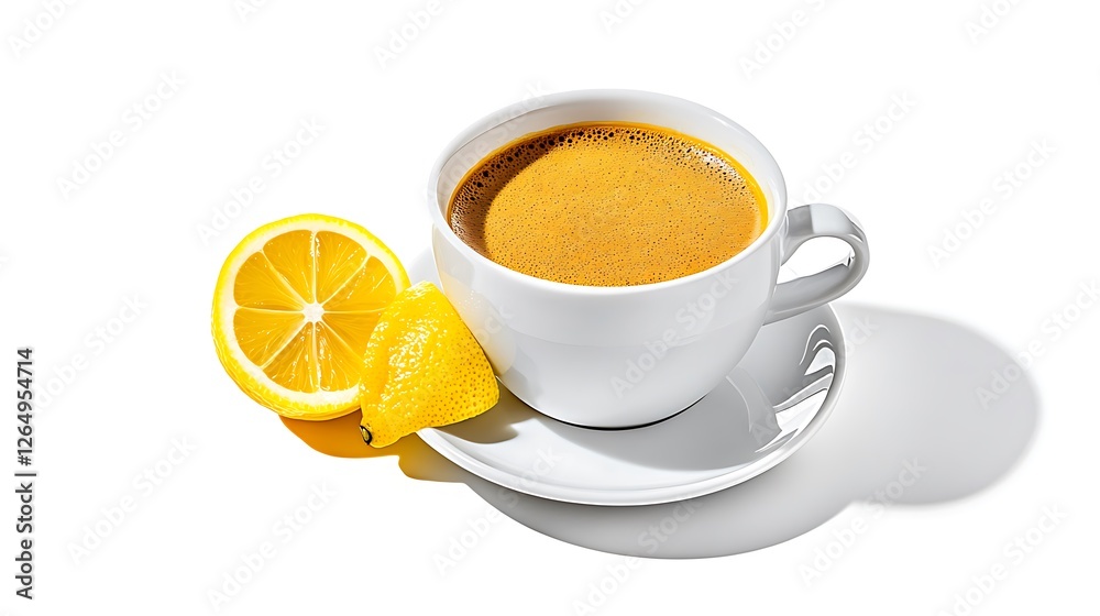 Morning Coffee with Lemon: A Refreshing Start AI Generated Morning Coffee with Lemon: A Refreshing Start AI Generated