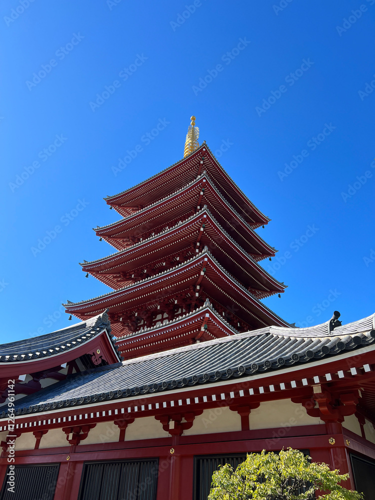 Sensō-ji ancient Buddhist temple in Asakusa, Tokyo