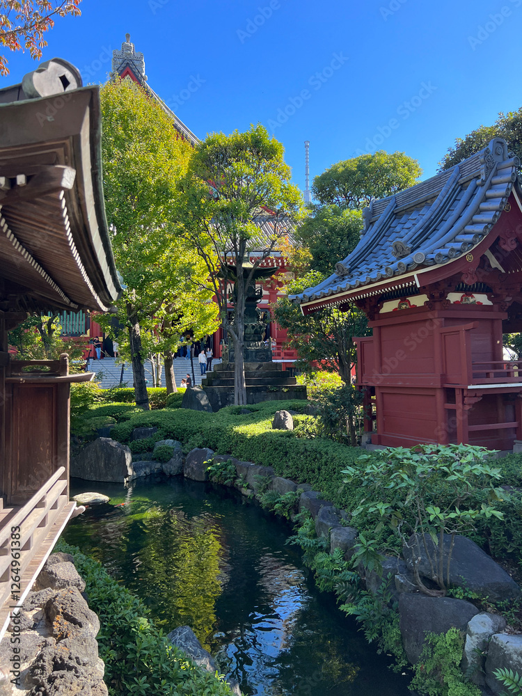 Sensō-ji ancient Buddhist temple in Asakusa, Tokyo