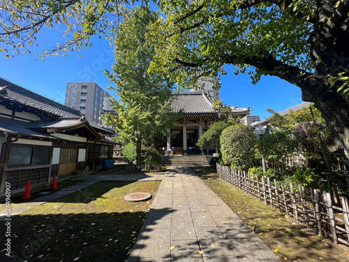 Obraz na płótnie Hoon-ji Temple in Tokyo w salonie