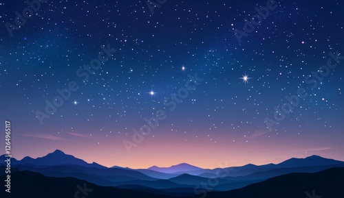 Wallpaper Mural A mesmerizing digital artwork depicting the vast expanse of space Torontodigital.ca