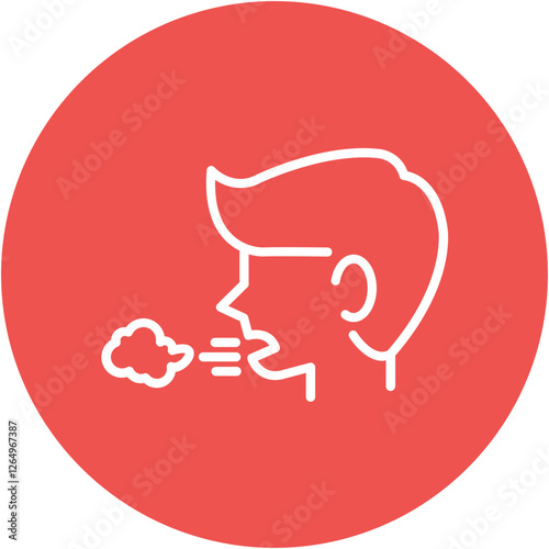 Smoke Inhalation Icon