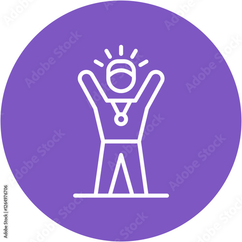 Victory Pose Icon