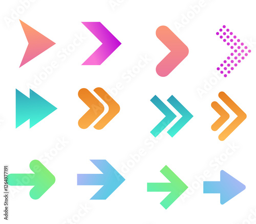 Flat arrow collection 01