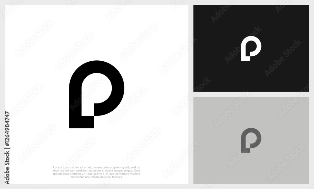 Letter P Logo Template Design Vector Illustration. Initial P Logo. Letter P Logo Template Design Vector Illustration. Initial P Logo.