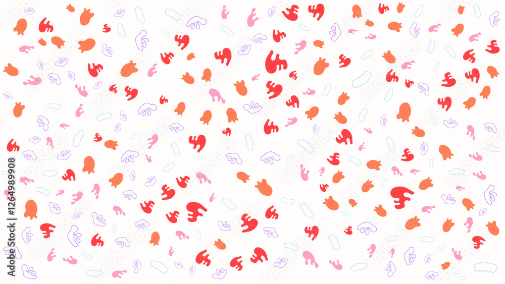 SEAMLESS HAND DRAWN DOODLE BLOB SHAPES PATTERN TEXTURE COLORFUL TEMPLATE ABSTRACT BACKGROUND TRENDY DESIGN VECTOR SEAMLESS HAND DRAWN DOODLE BLOB SHAPES PATTERN TEXTURE COLORFUL TEMPLATE ABSTRACT BACKGROUND TRENDY DESIGN VECTOR