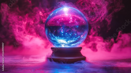 Wallpaper Mural Mystic crystal ball, smoky studio, future vision Torontodigital.ca