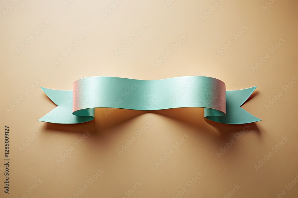 Minimalist Banner Ribbon 1 - AI Photography Minimalist Banner Ribbon 1 - AI Photography