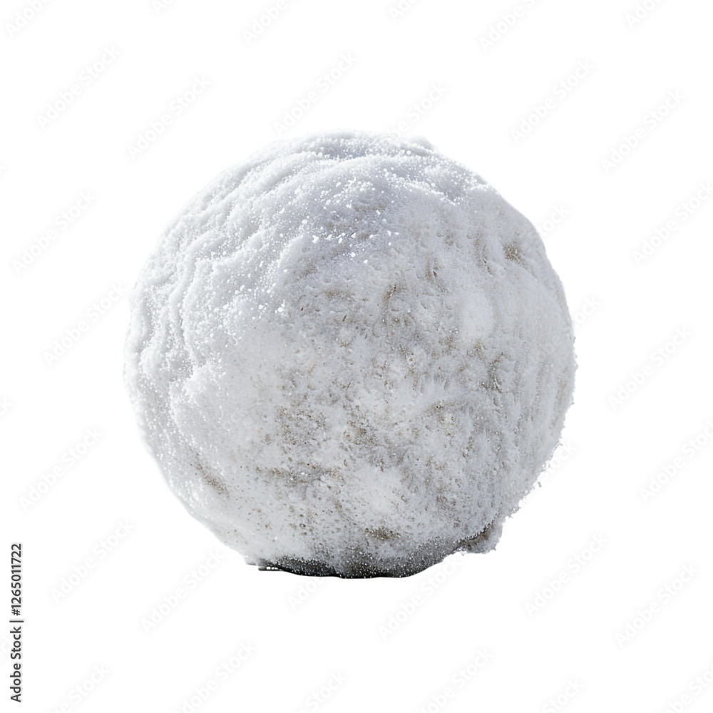 Fototapeta premium A Perfectly Formed Snowball