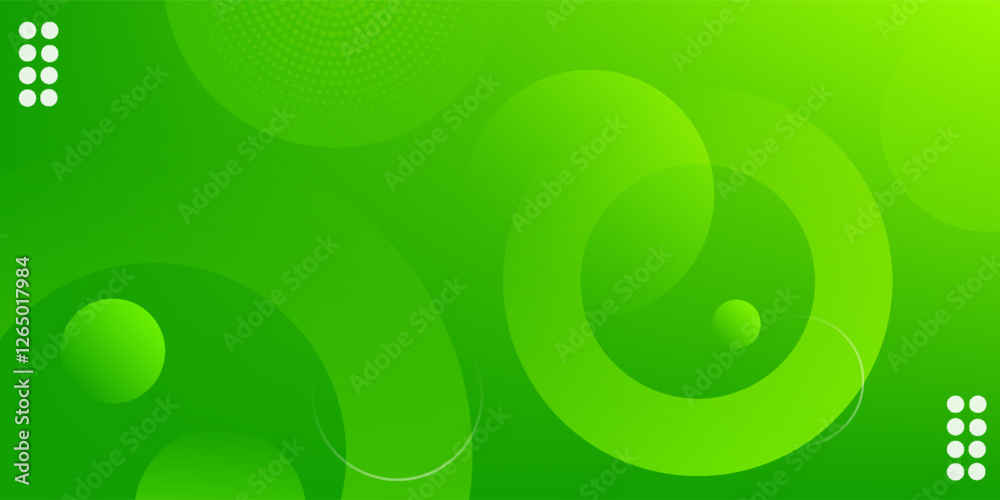 Abstract green background with circles. Dynamic shapes composition. Eps10 vector Abstract green background with circles. Dynamic shapes composition. Eps10 vector