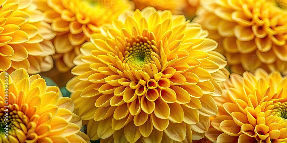 Autumn's fiery hues: a breathtaking close-up of sunlit yellow chrysanthemums. Autumn's fiery hues: a breathtaking close-up of sunlit yellow chrysanthemums.