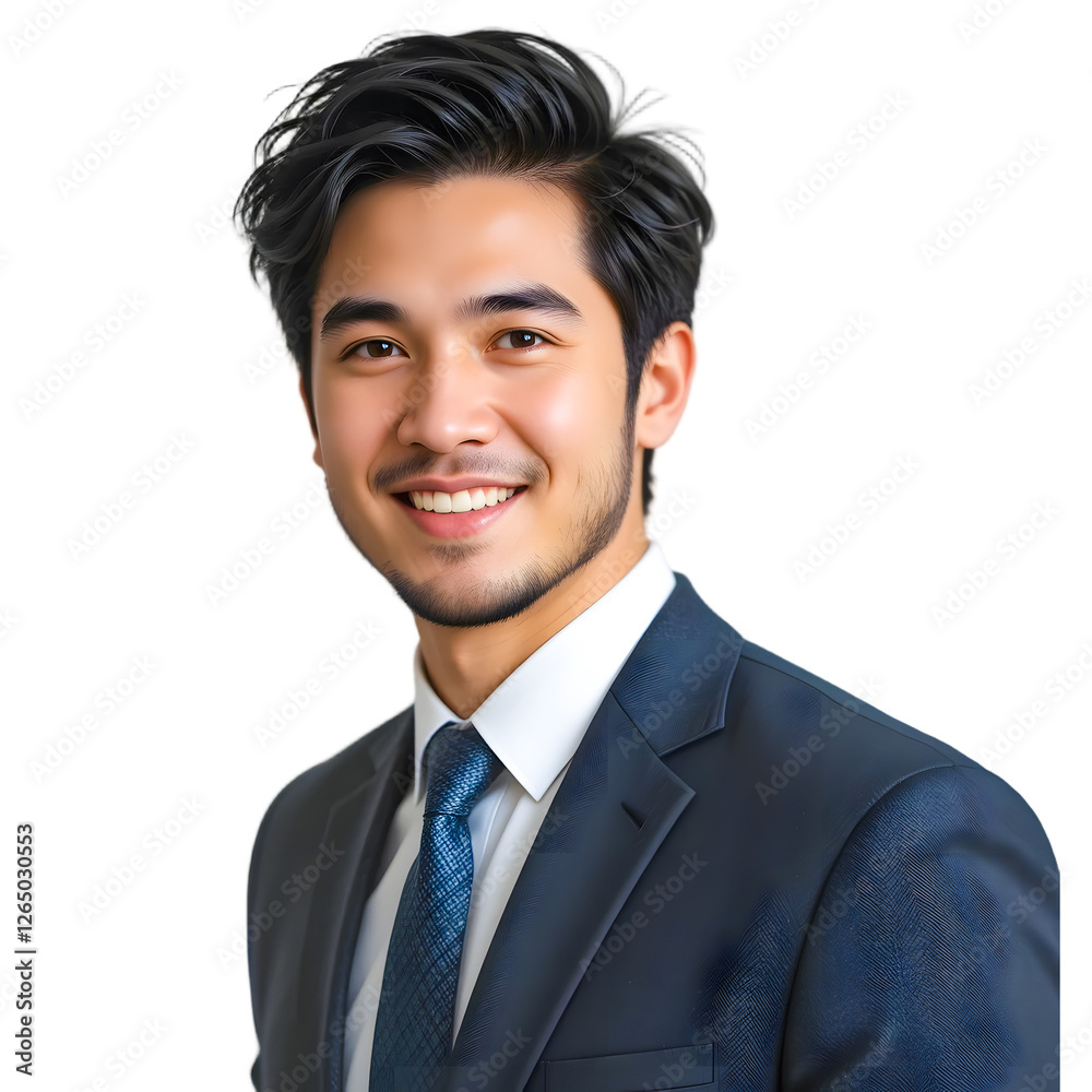 portrait of a smiling businessman on transparent background portrait of a smiling businessman on transparent background