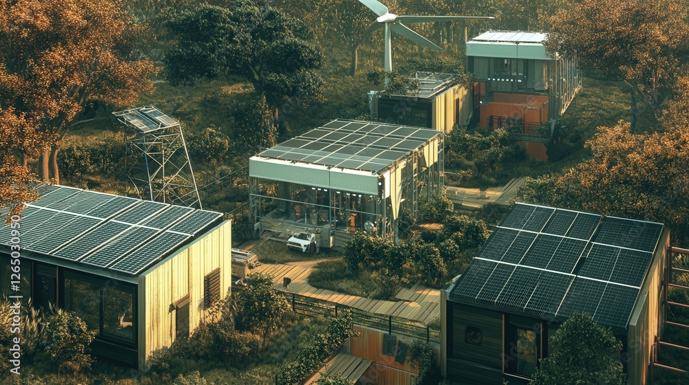 hybrid renewable power station combining solar, wind, and battery storage hybrid renewable power station combining solar, wind, and battery storage