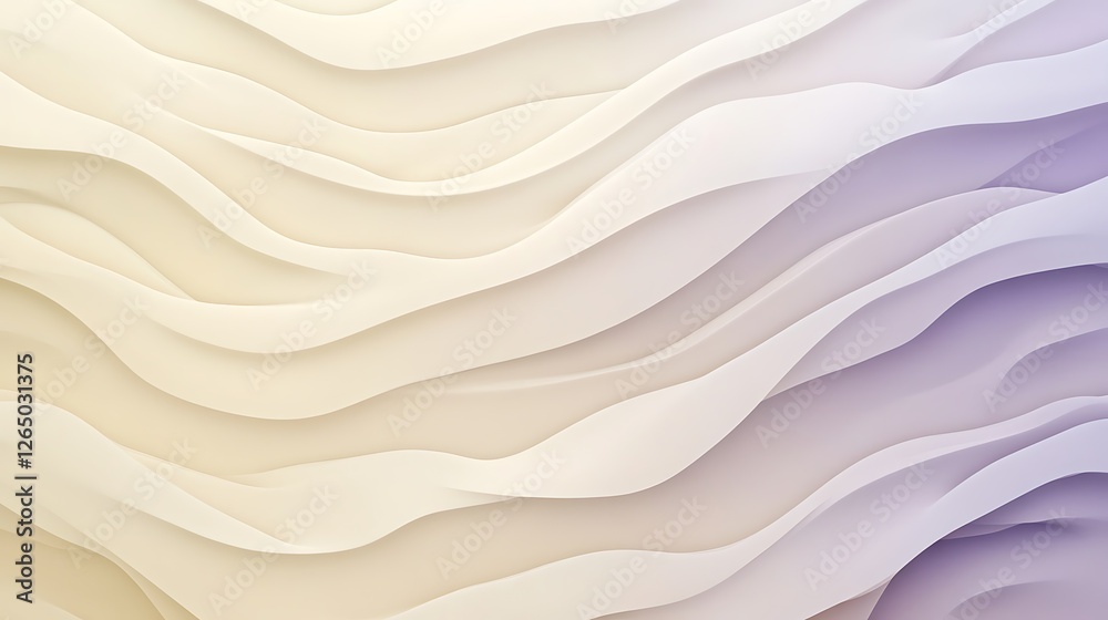 Obraz premium Abstract Waves Soft Pastel Color Gradient Background