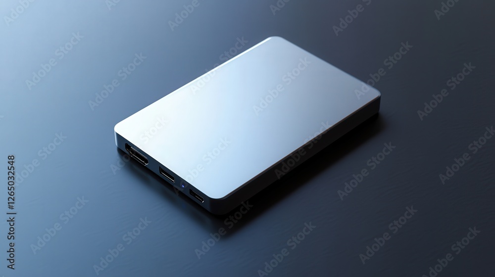 sleek portable hard drive with fast data transfer speed, large storage capacity, and durable construction sleek portable hard drive with fast data transfer speed, large storage capacity, and durable construction