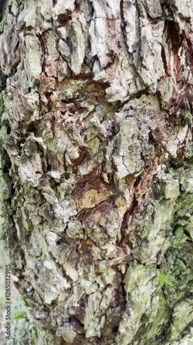 Rough Textured Tree Trunk Shot Macro