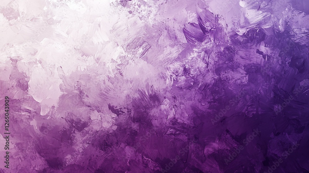 Fototapeta premium Purple and white abstract paint texture background; design element
