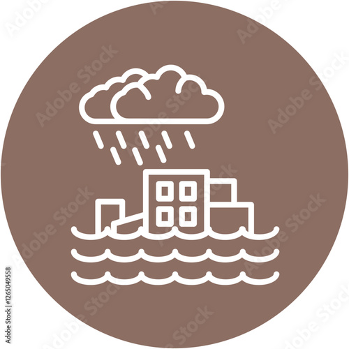 Monsoon Floodwaters Icon