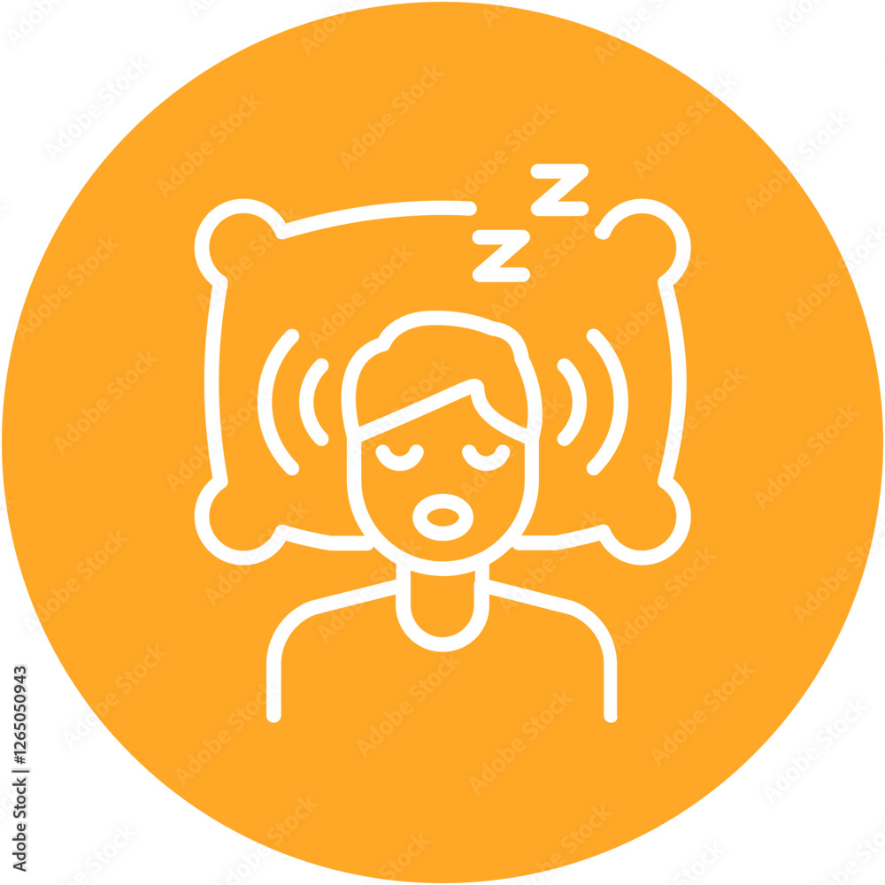 Fototapeta premium Snoring Icon